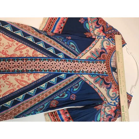 Flying Tomato Womens Tunic Dress, 3/4 Bell Sleeve - S - Picture 5 of 5